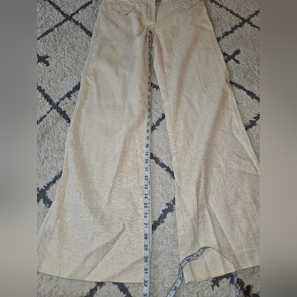 3.1 Phillip Lim Linen/Cotton Blend Trouser Pant Size 6 - Picture 9 of 10